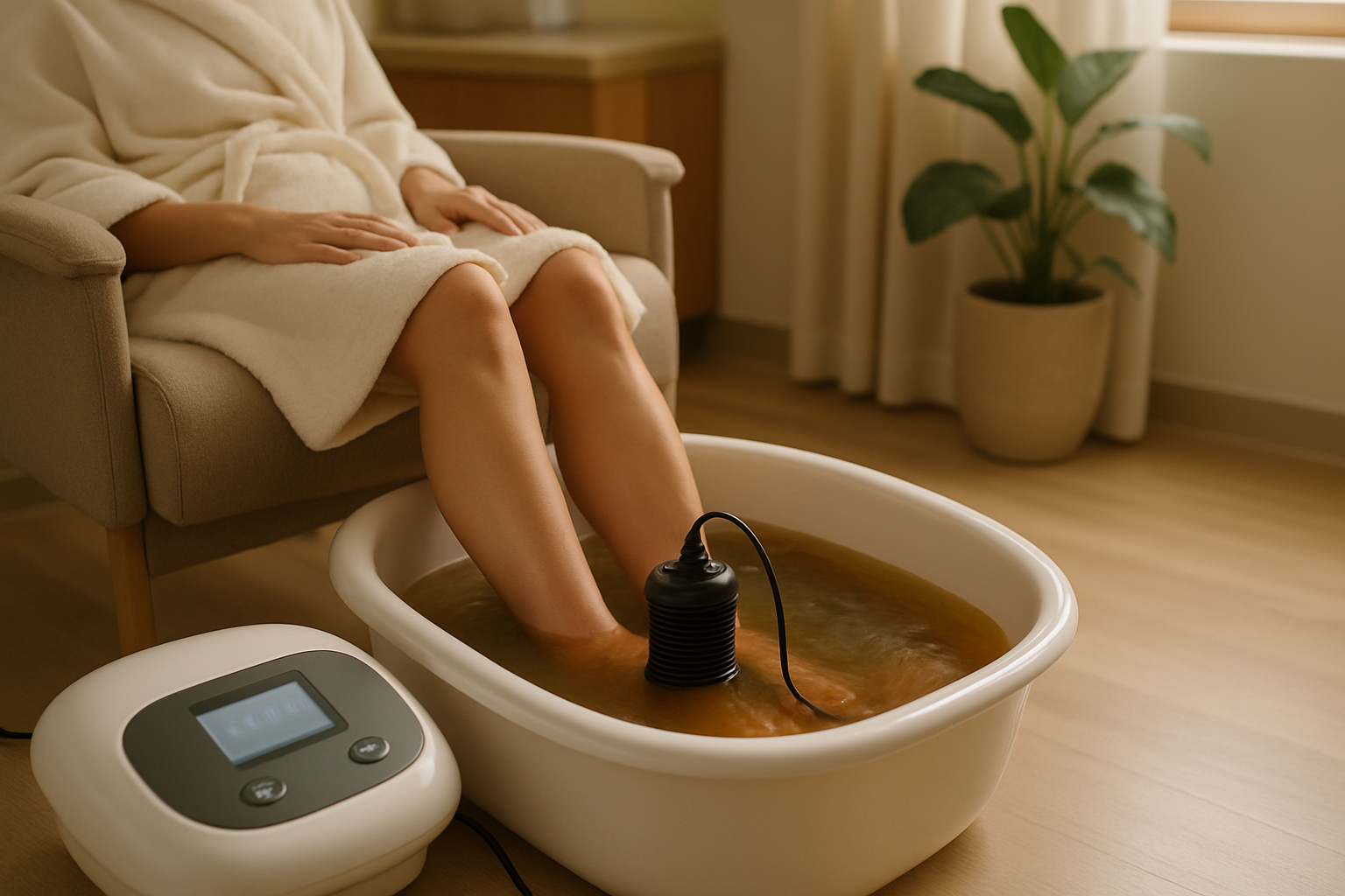 What actually happens during an ionic foot spa (and why it works)